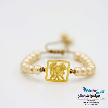دستبند طلا و سنگ - ماه تولد خرداد-SB0267